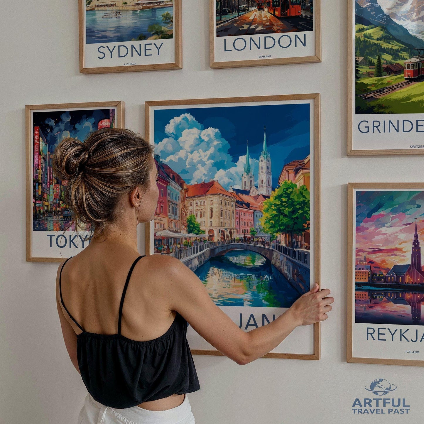 Ljubljana Poster - Slovenia Wall Art