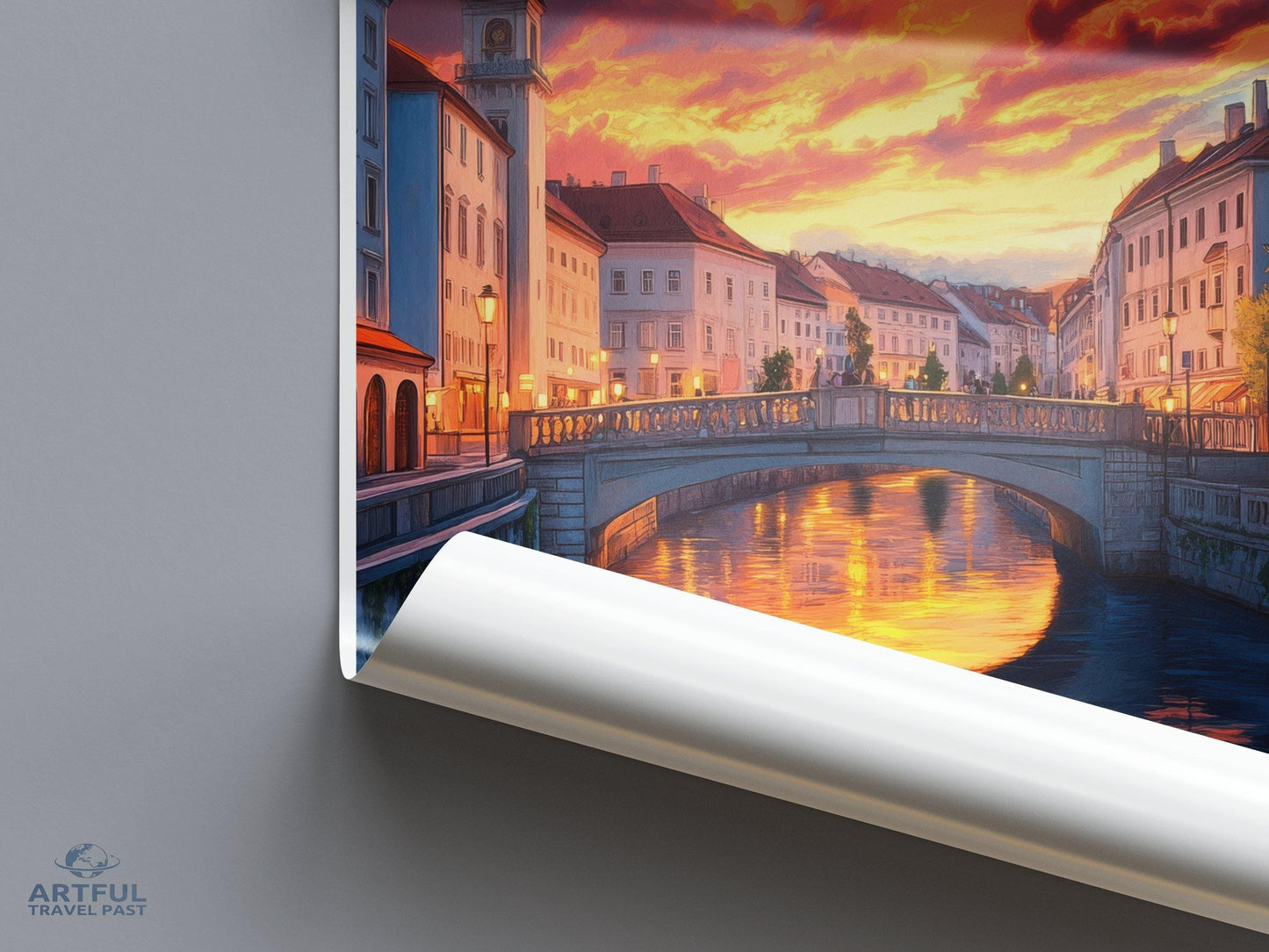 Ljubljana Poster - Slovenia Wall Art