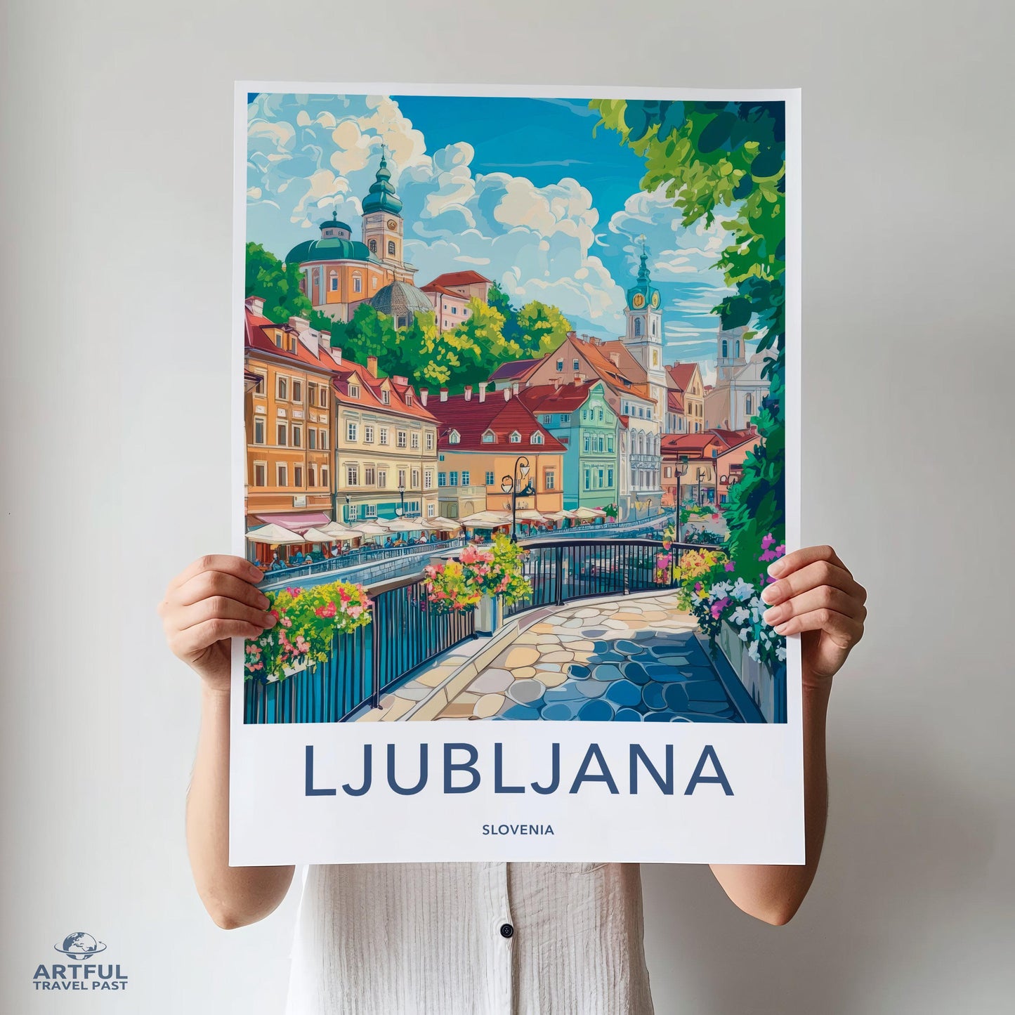 Ljubljana Poster - Slovenia Wall Art
