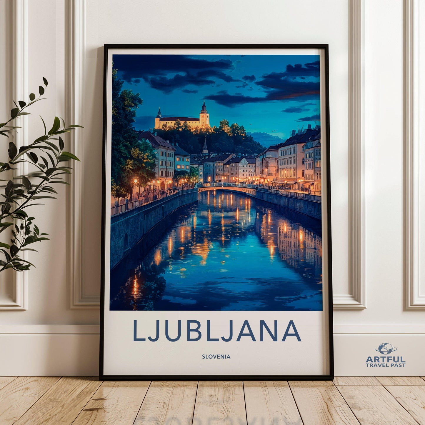 Ljubljana Poster - Slovenia Wall Art