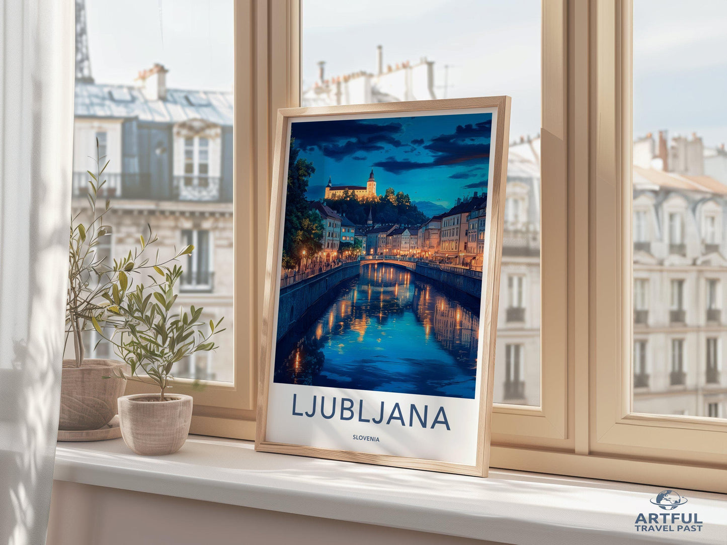 Ljubljana Poster - Slovenia Wall Art