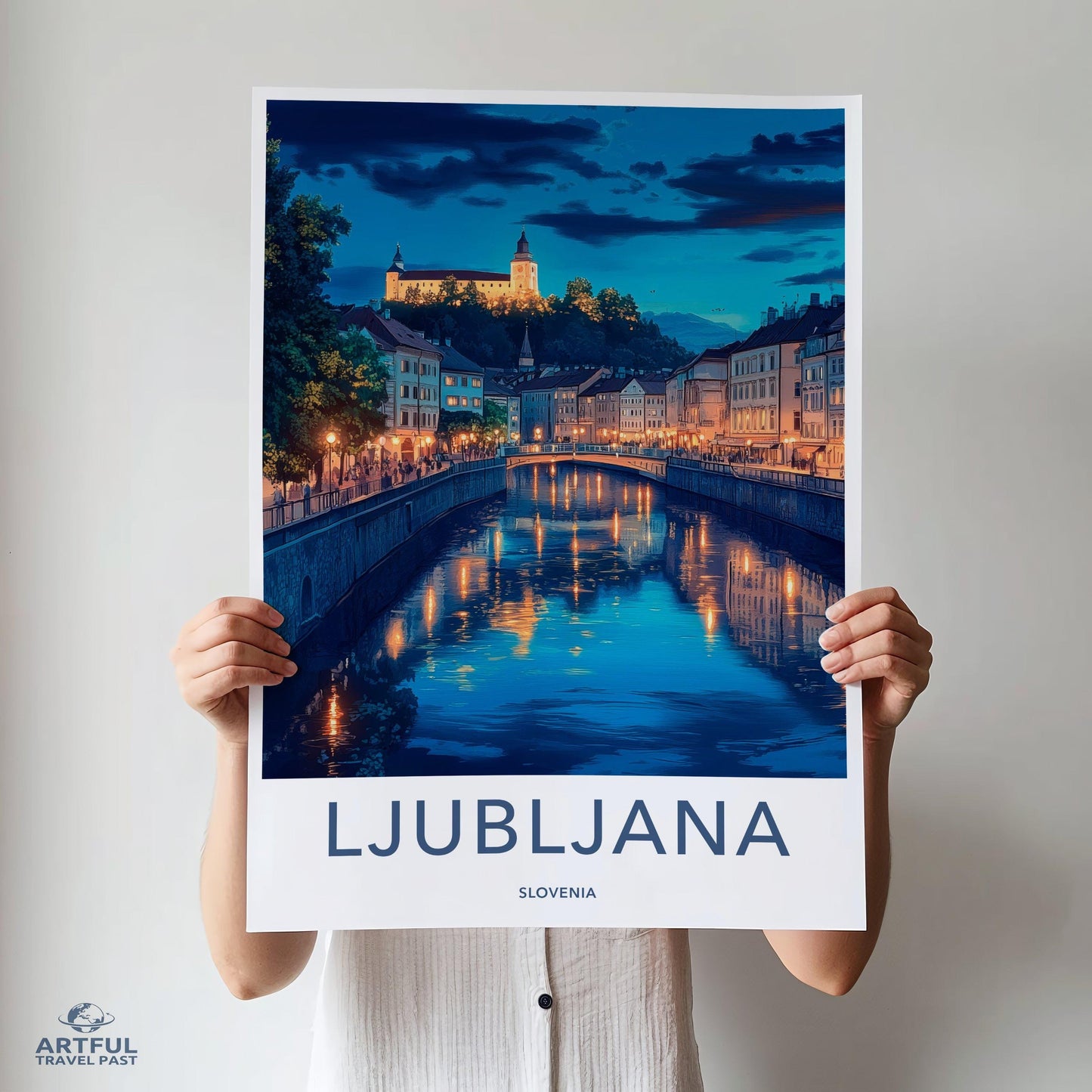 Ljubljana Poster - Slovenia Wall Art