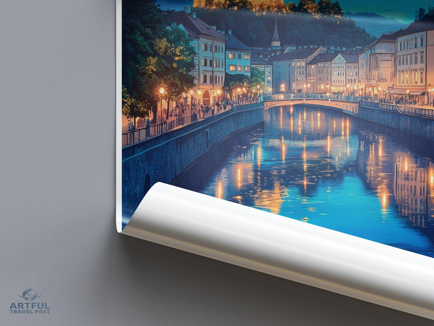 Ljubljana Poster - Slovenia Wall Art