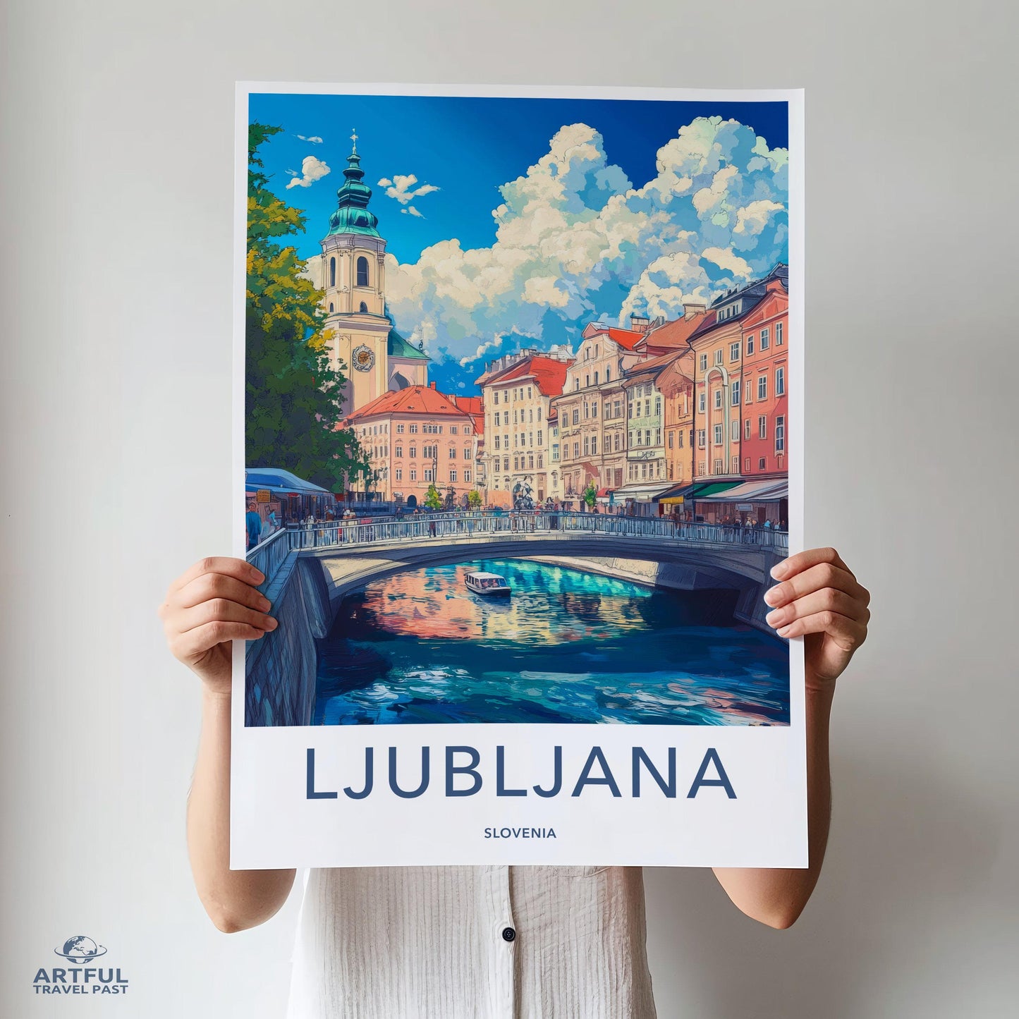 Ljubljana Poster - Slovenia Wall Art