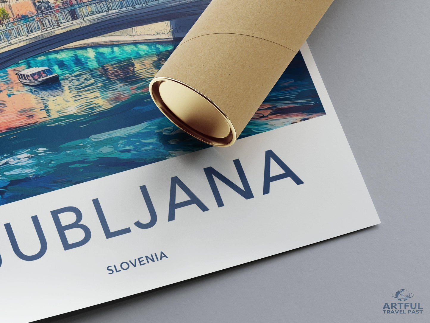Ljubljana Poster - Slovenia Wall Art