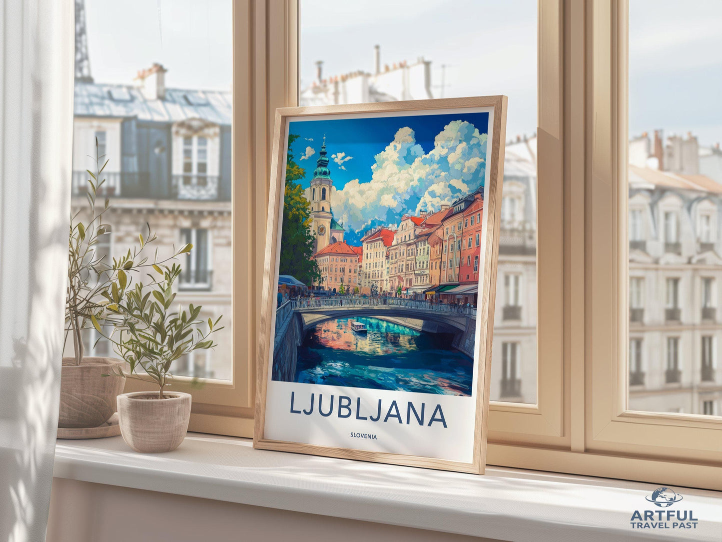 Ljubljana Poster - Slovenia Wall Art