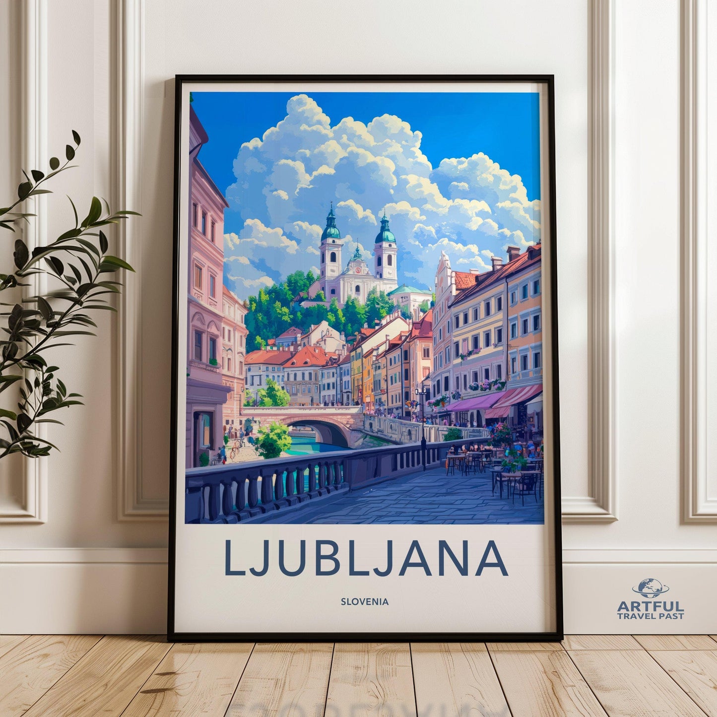 Ljubljana Poster - Slovenia Wall Art