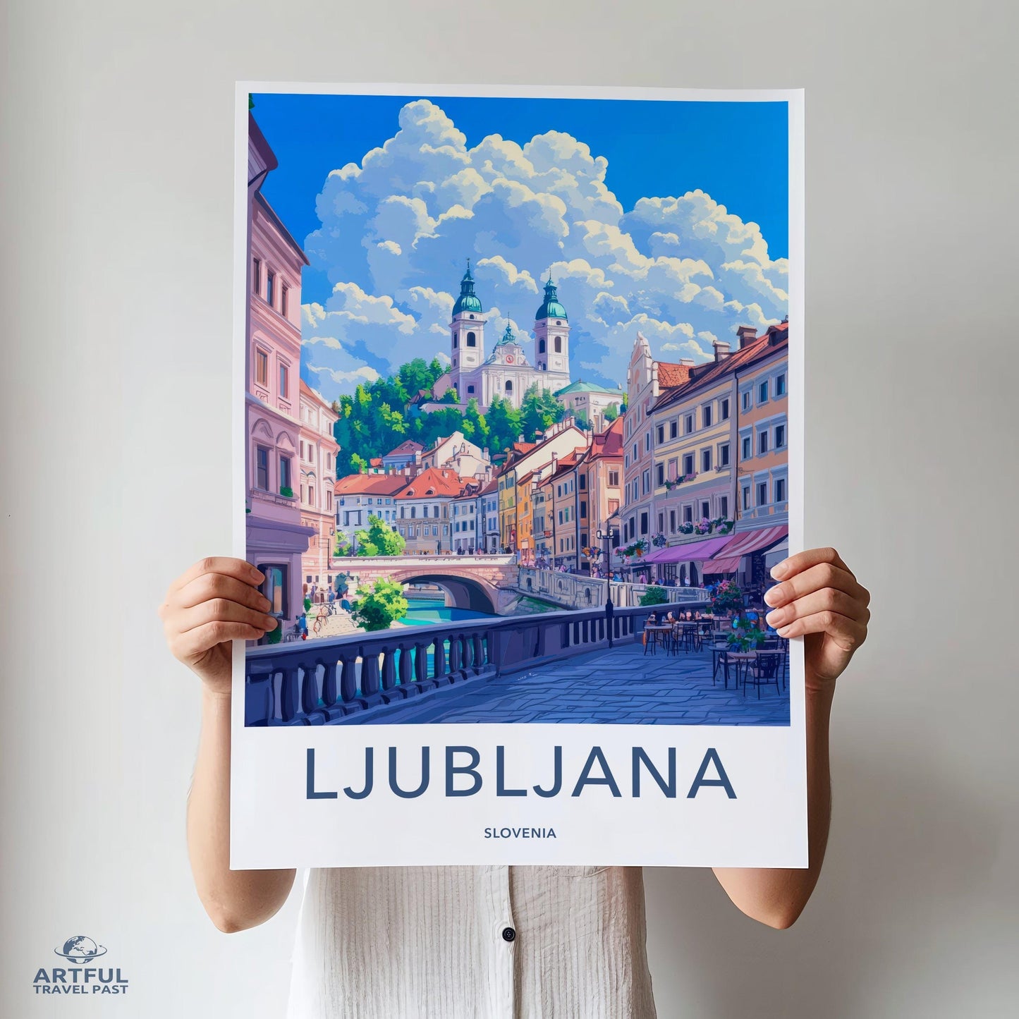 Ljubljana Poster - Slovenia Wall Art