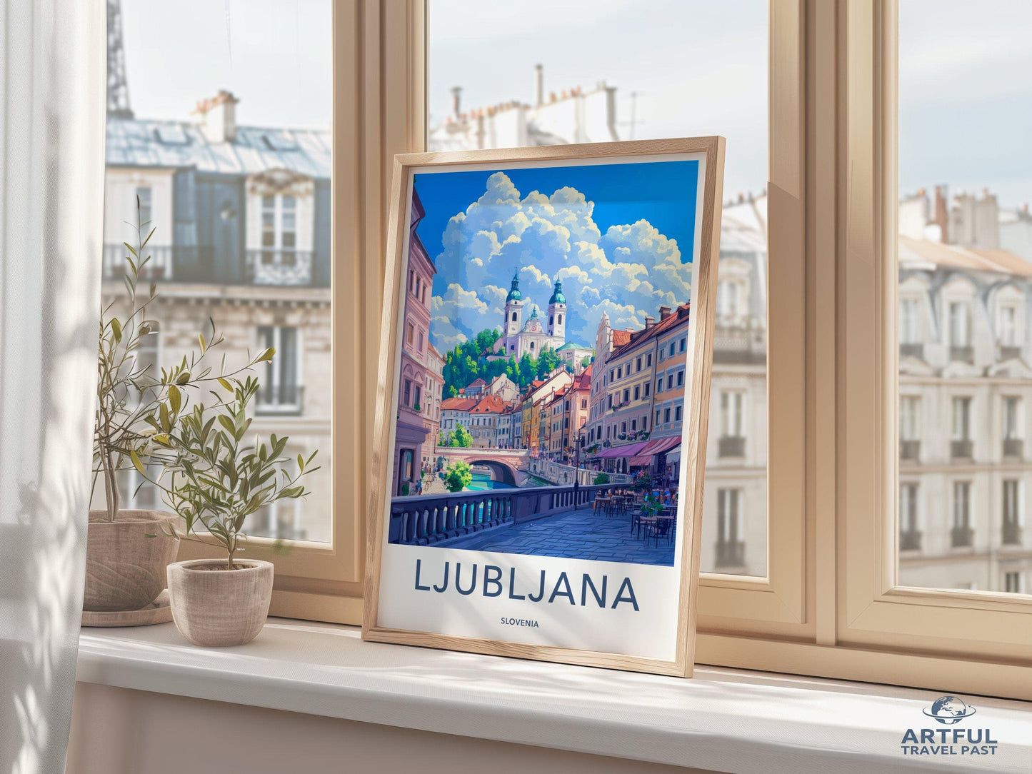 Ljubljana Poster - Slovenia Wall Art