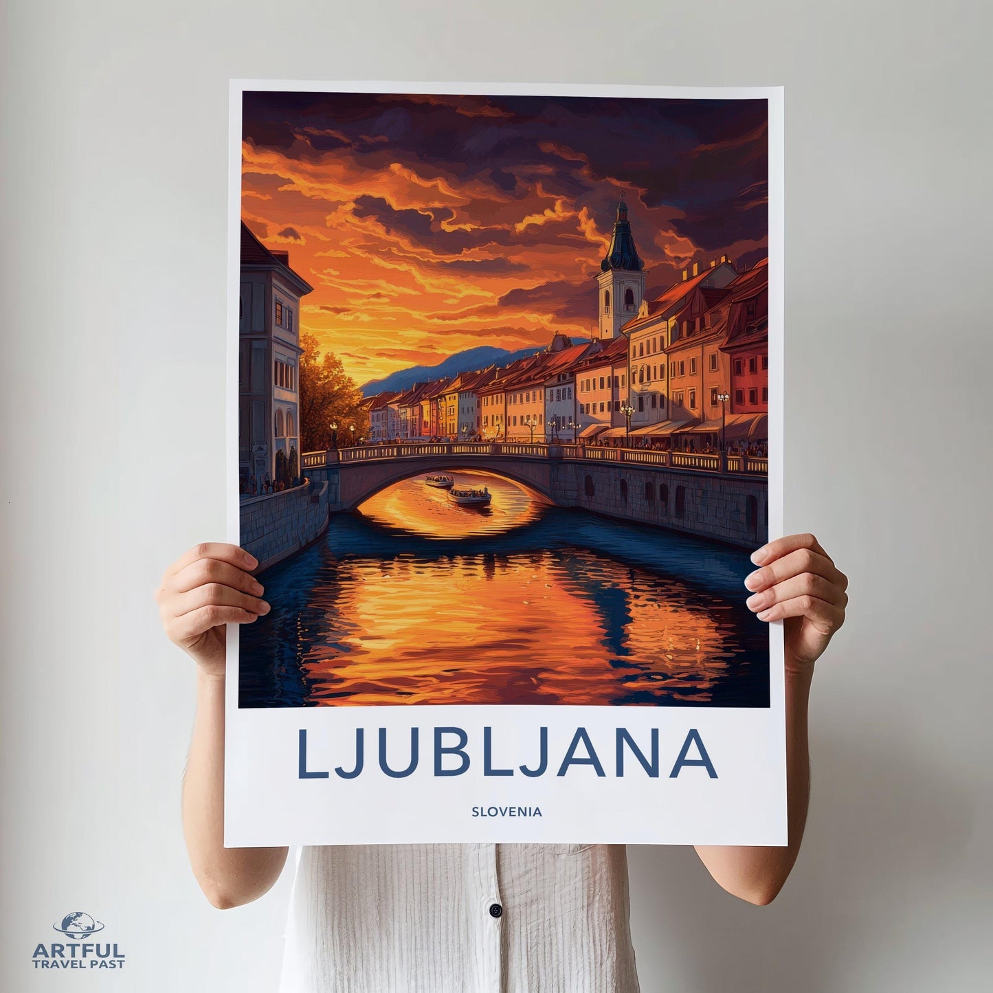 Ljubljana Poster - Slovenia Wall Art