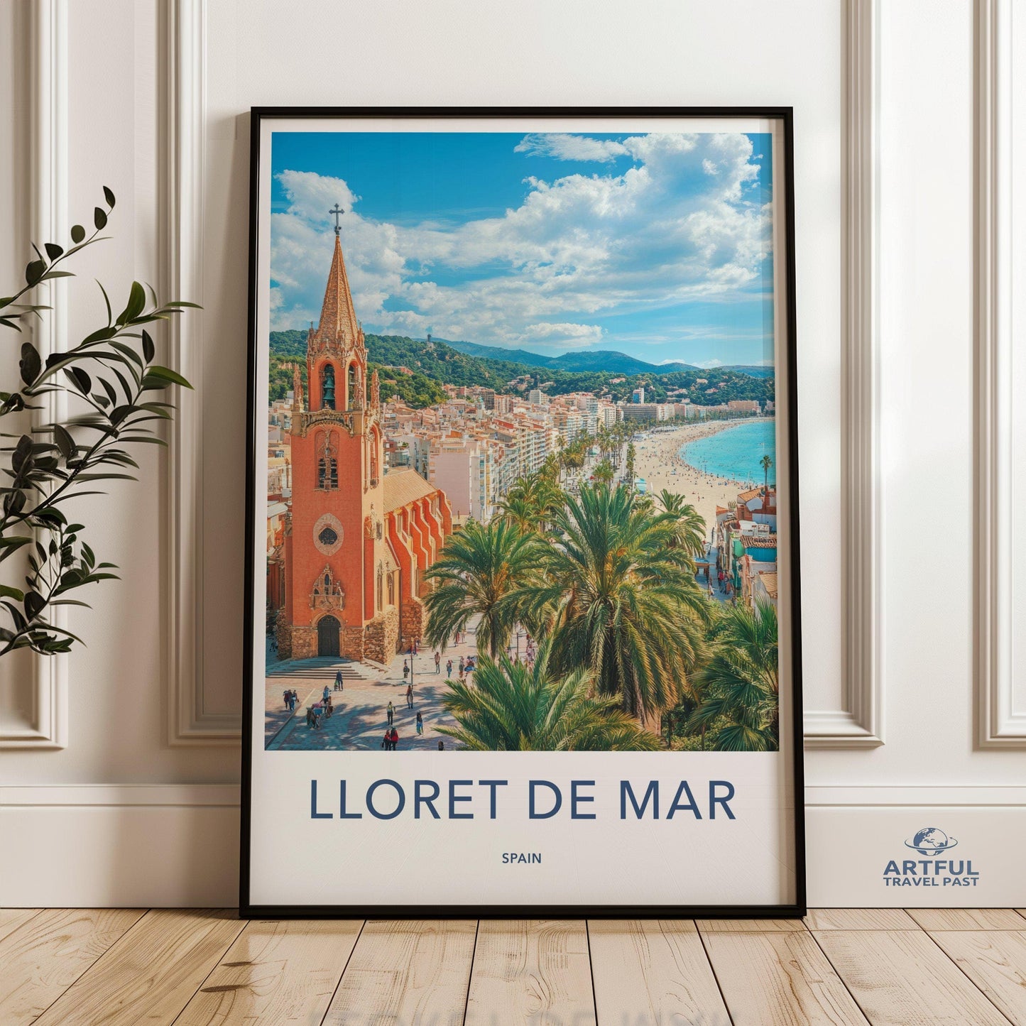 Lloret de Mar Poster | Spain Wall Art | Europe Decor
