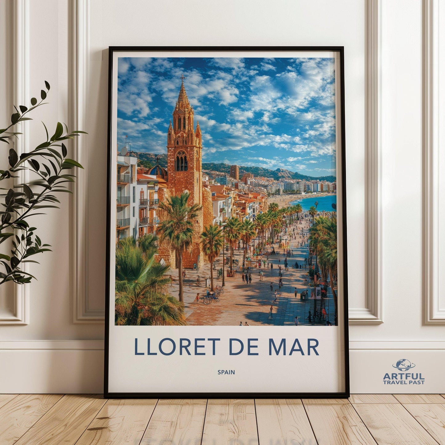 Lloret de Mar Poster | Spain Wall Art | Europe Decor