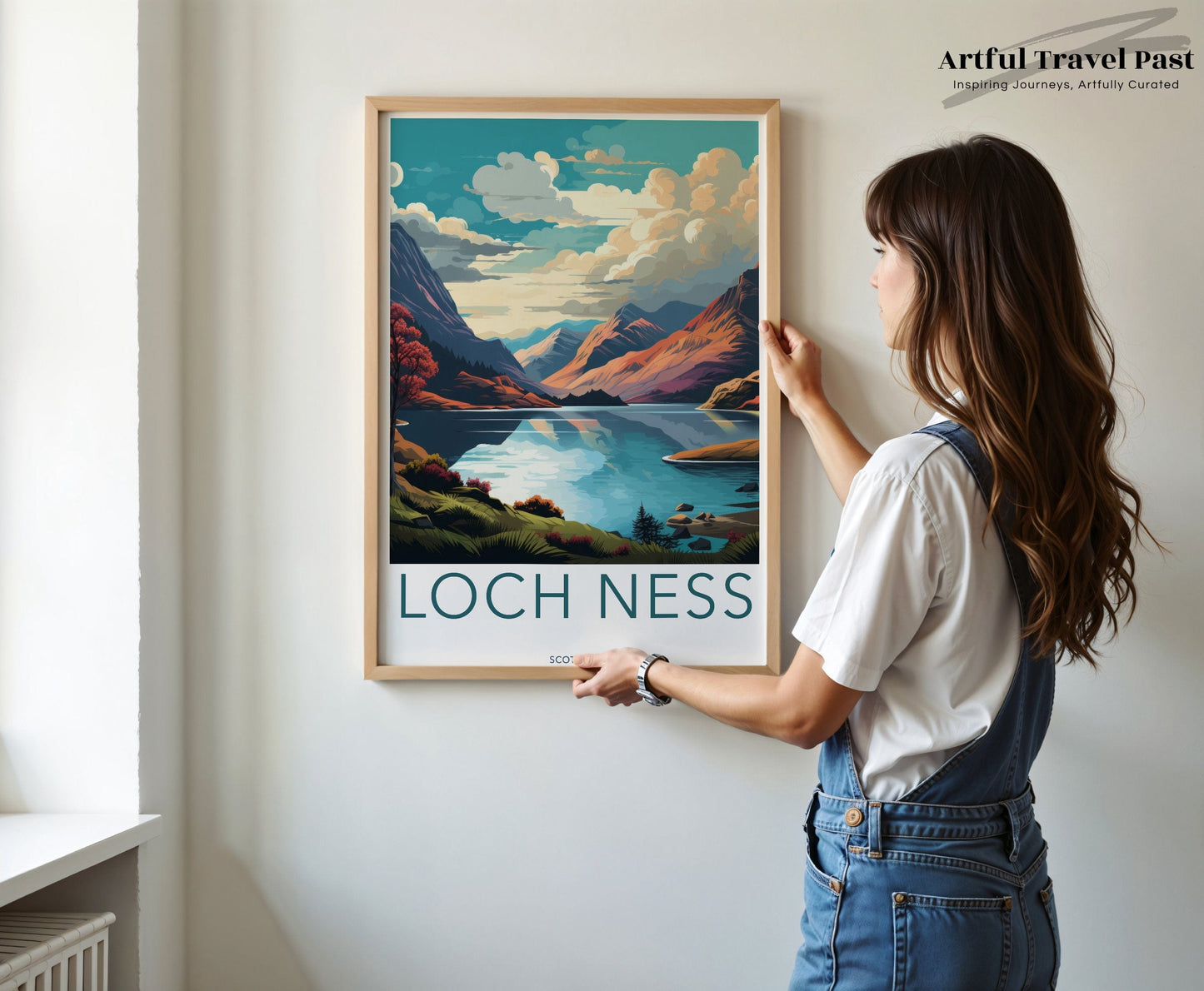 Loch Ness Poster | Scotland Wall Art | UK Decor