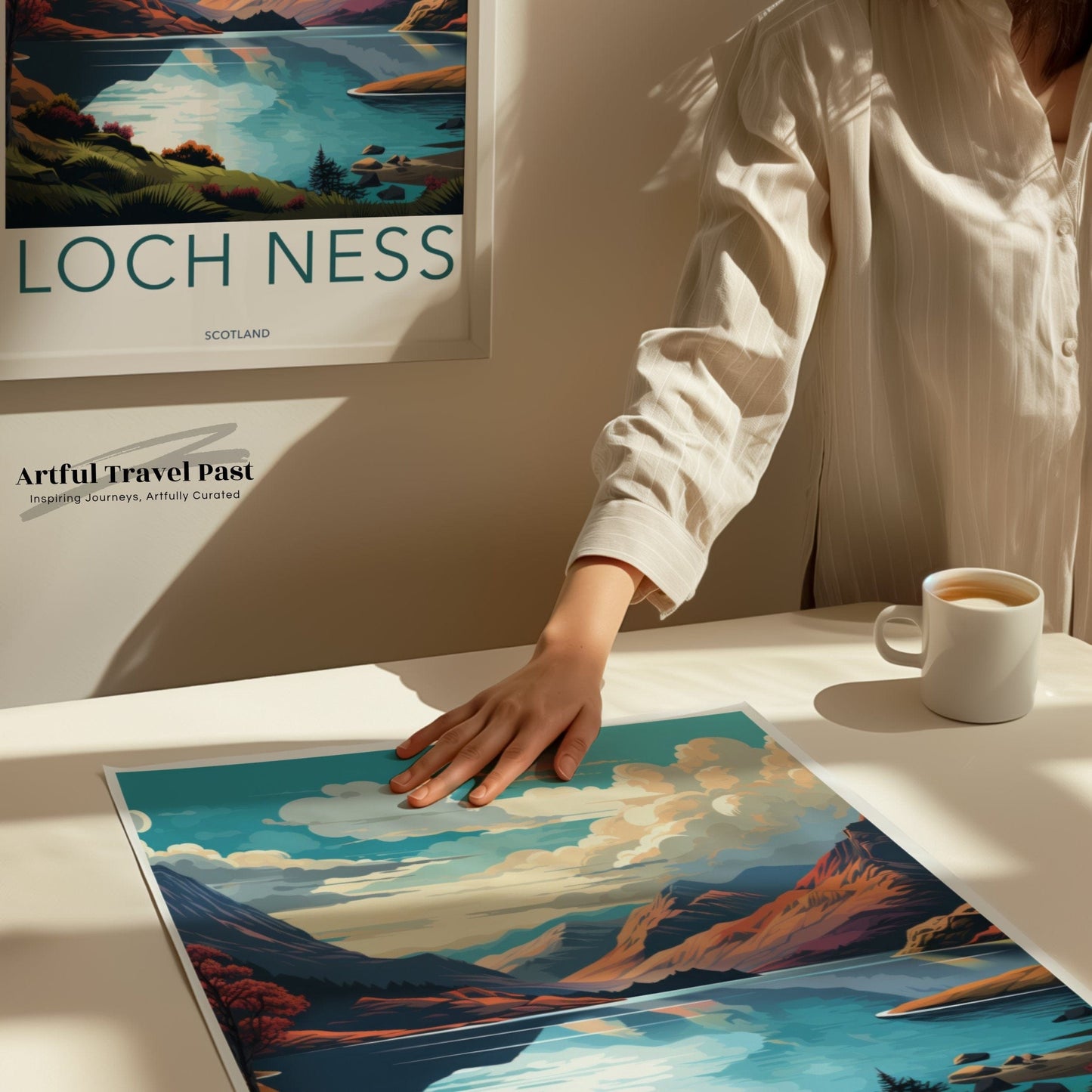 Loch Ness Poster | Scotland Wall Art | UK Decor