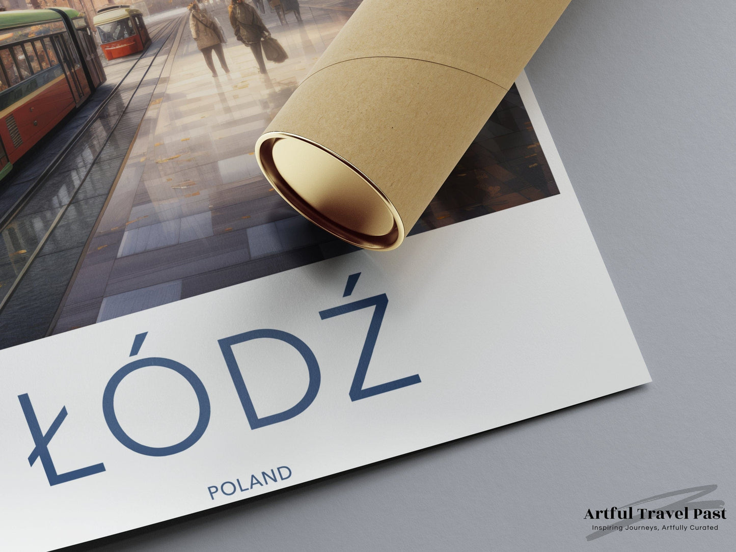 Łódź Poster | Poland Wall Art | Eastern Europe Artwork