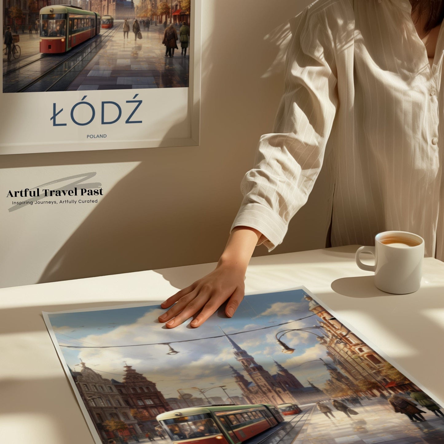 Łódź Poster | Poland Wall Art | Eastern Europe Artwork