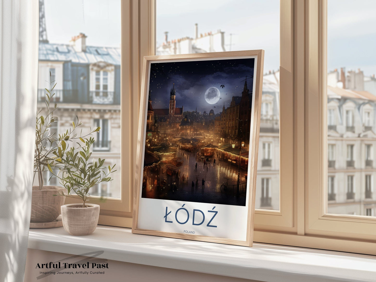 Łódź Poster | Poland Wall Art | Eastern Europe Decor