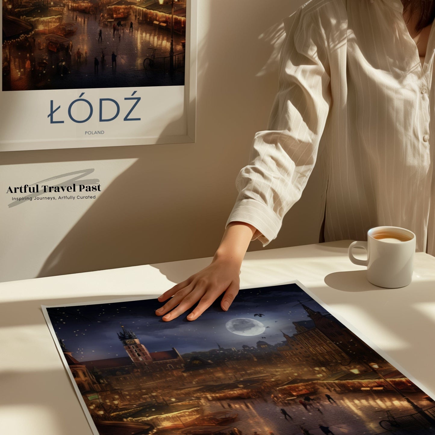 Łódź Poster | Poland Wall Art | Eastern Europe Decor