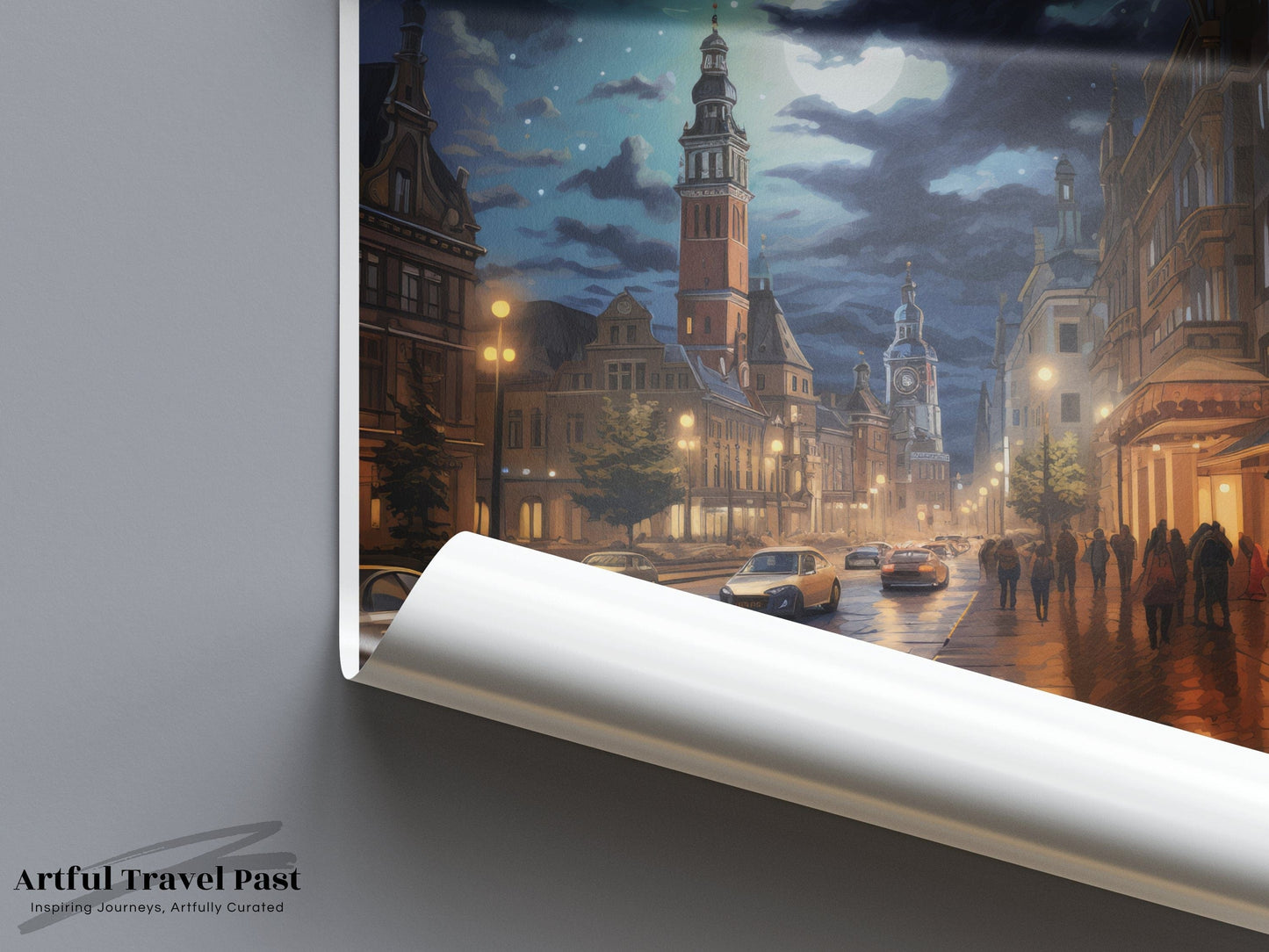 Łódź Poster | Poland Wall Art | Eastern Europe Decor