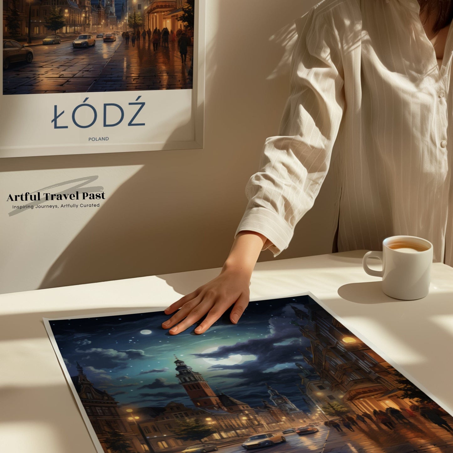 Łódź Poster | Poland Wall Art | Eastern Europe Decor