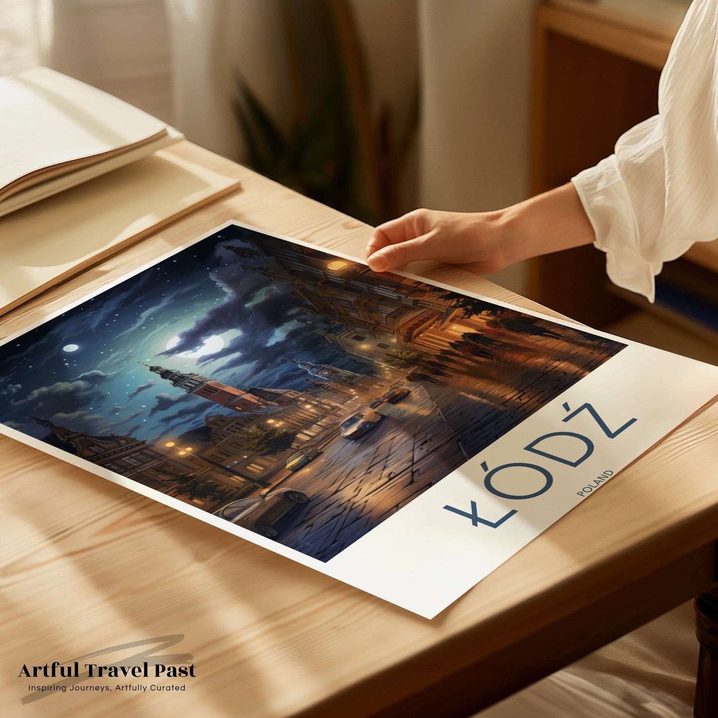 Łódź Poster | Poland Wall Art | Eastern Europe Decor