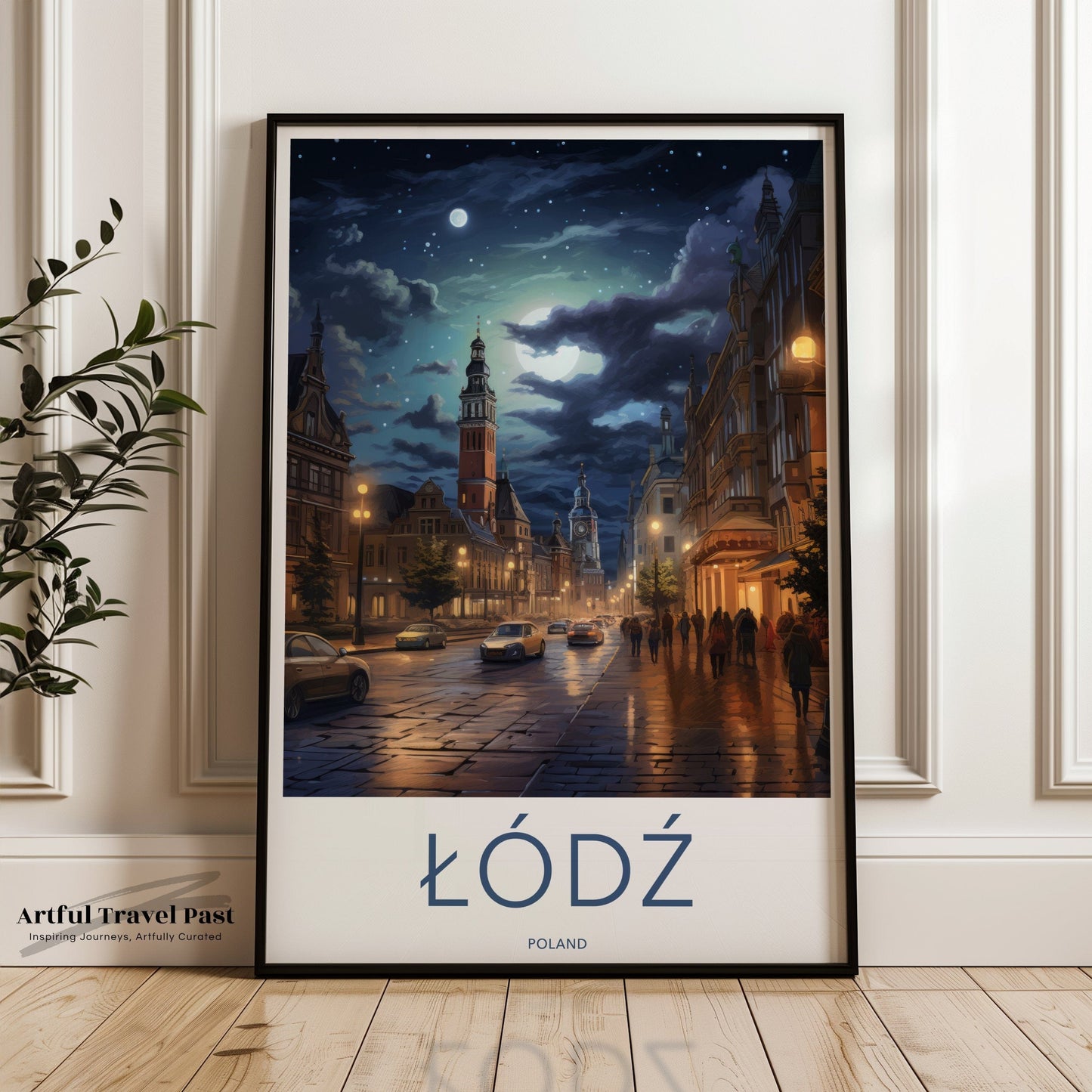 Łódź Poster | Poland Wall Art | Eastern Europe Decor