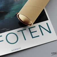 Lofoten Poster - Norway Wall Art