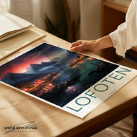 Lofoten Poster - Norway Wall Art