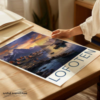Lofoten Poster - Norway Wall Art