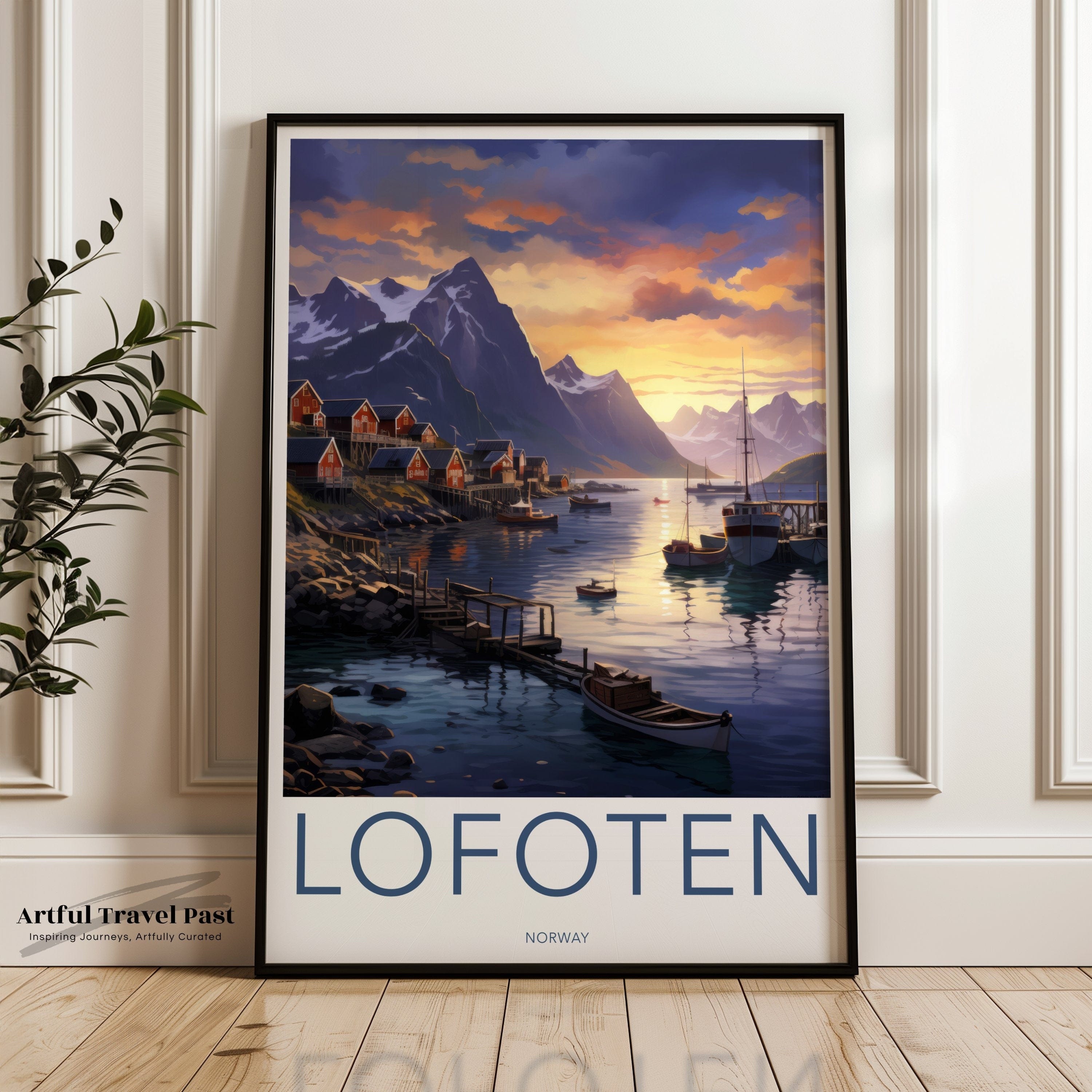 Lofoten Poster - Norway Wall Art