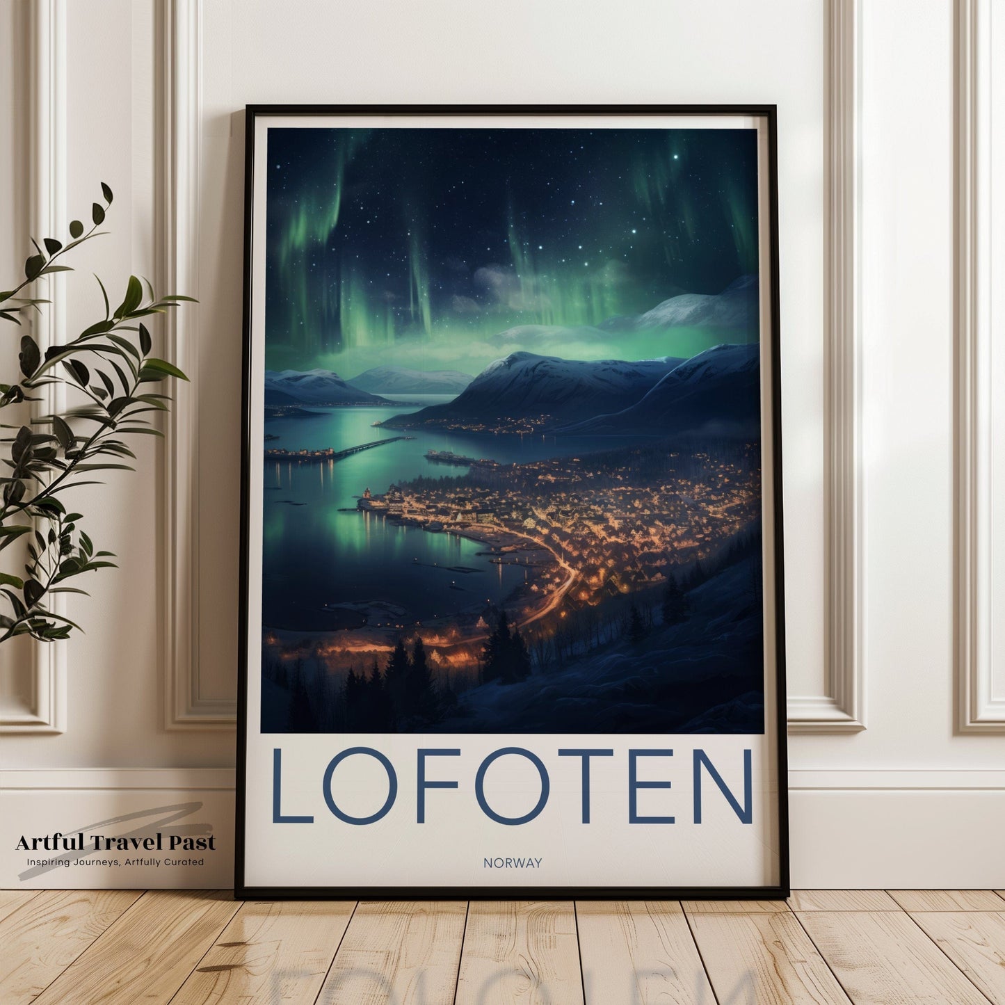 Lofoten Poster | Norway Wall Art | Artic Decor