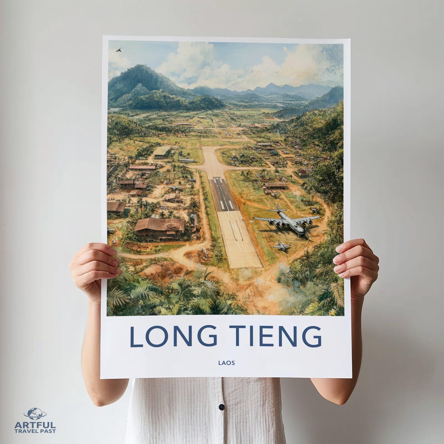 Long Tieng Poster - Laos Wall Art