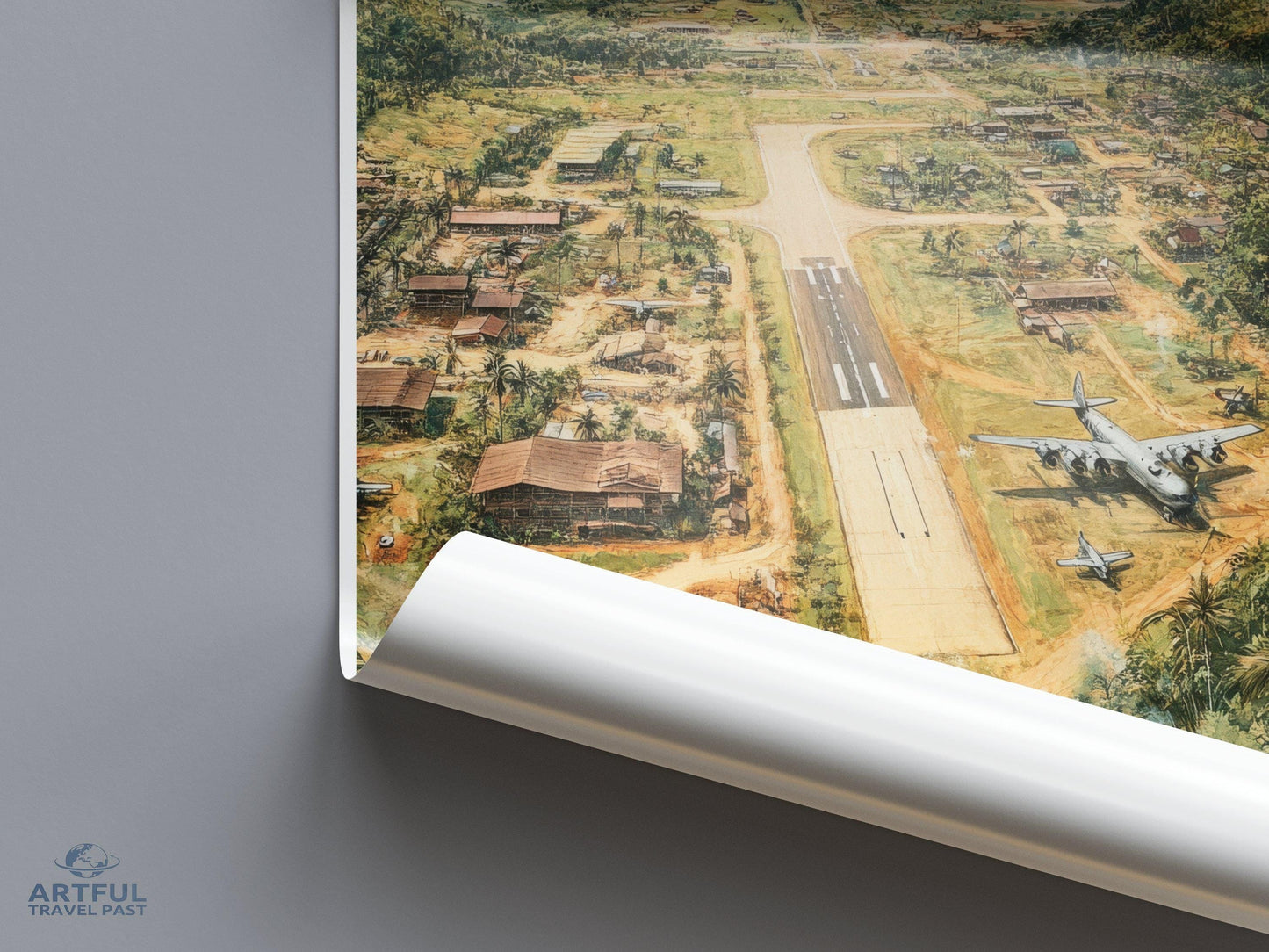 Long Tieng Poster - Laos Wall Art