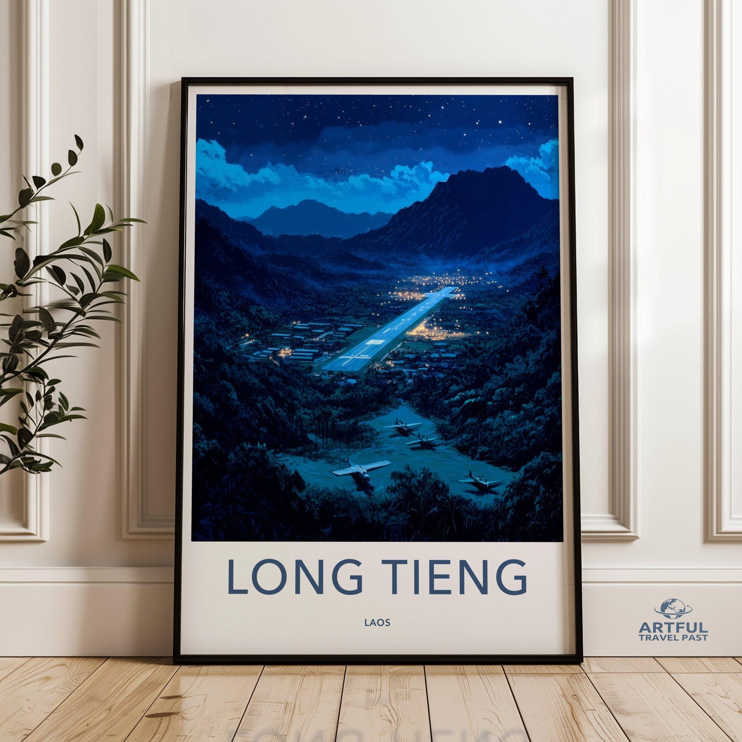 Long Tieng Poster - Laos Wall Art
