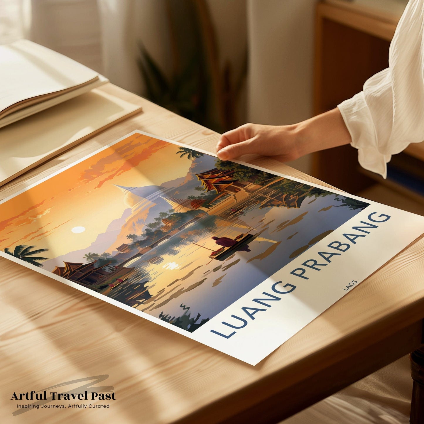 Luang Prabang Poster - Laos Wall Art