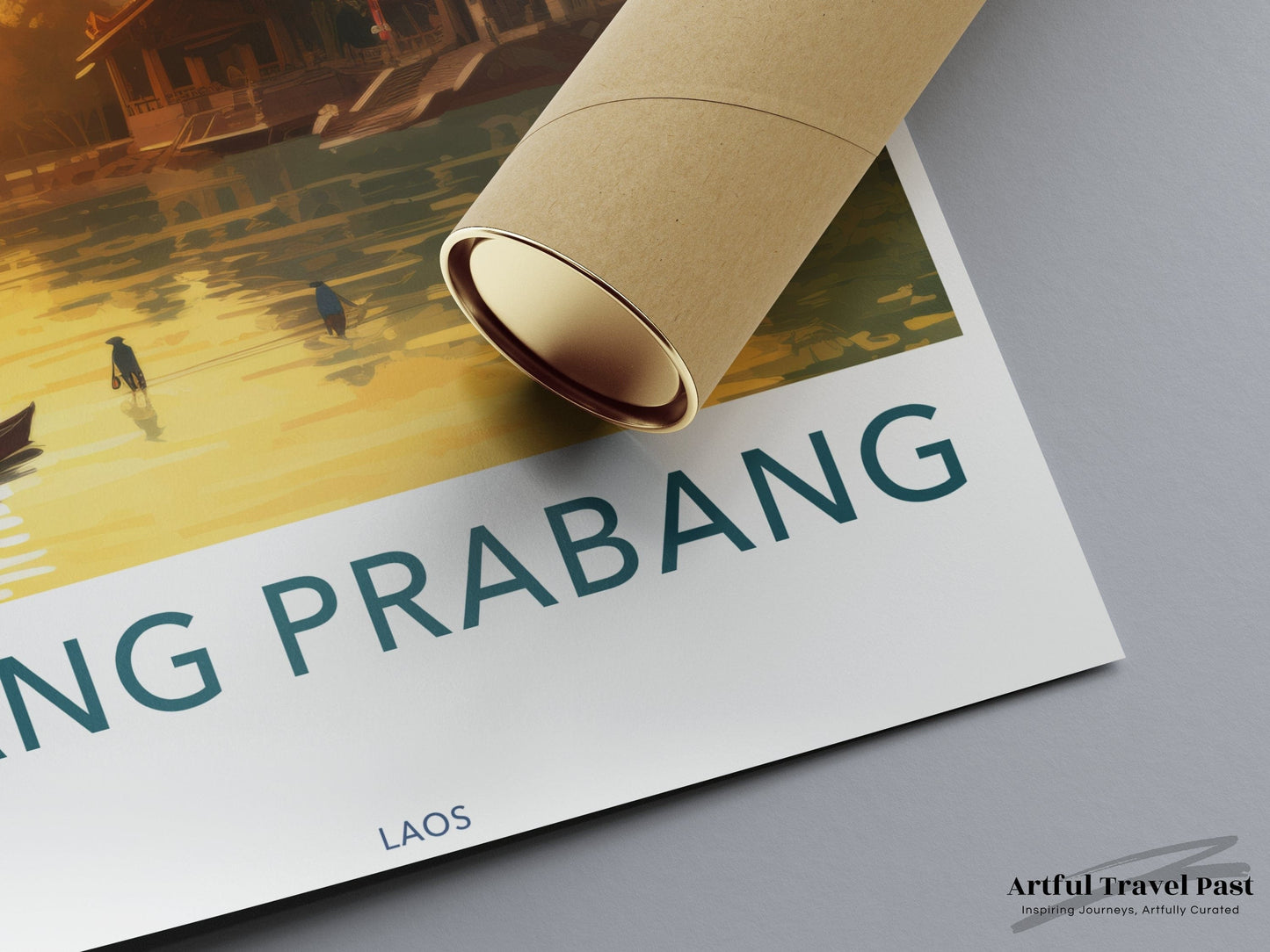 Luang Prabang Poster - Laos Wall Art