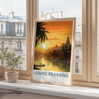 Luang Prabang Poster - Laos Wall Art