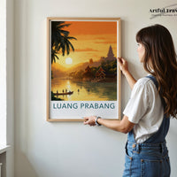 Luang Prabang Poster - Laos Wall Art
