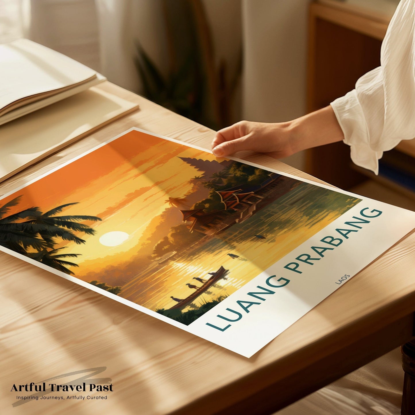 Luang Prabang Poster - Laos Wall Art