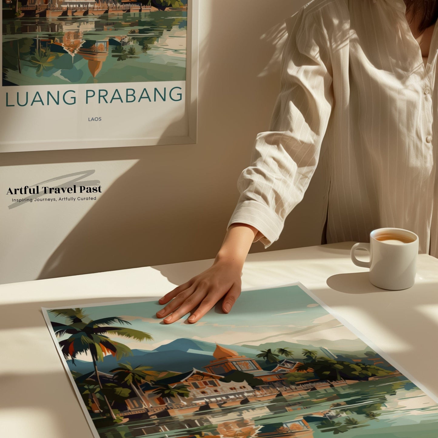Luang Prabang Poster - Laos Wall Art