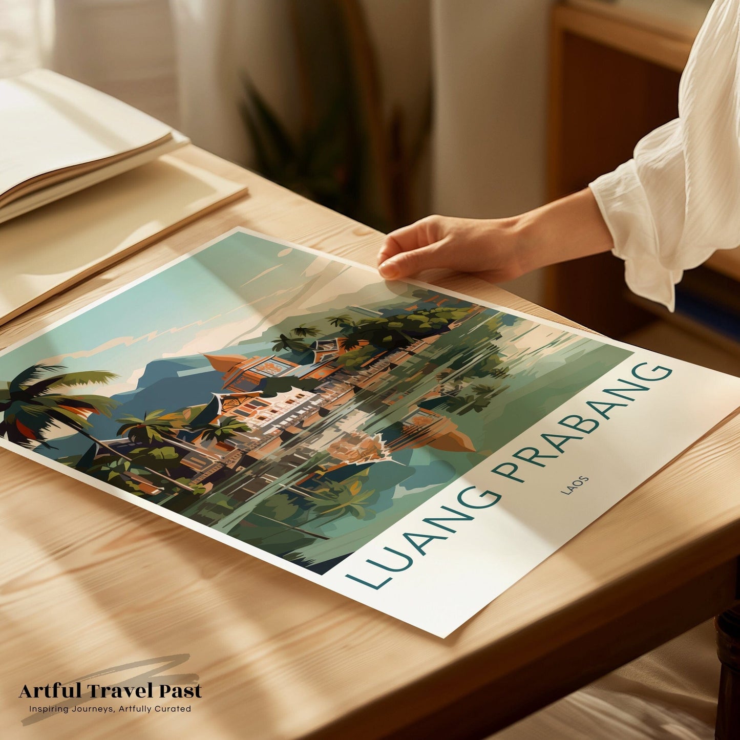 Luang Prabang Poster - Laos Wall Art