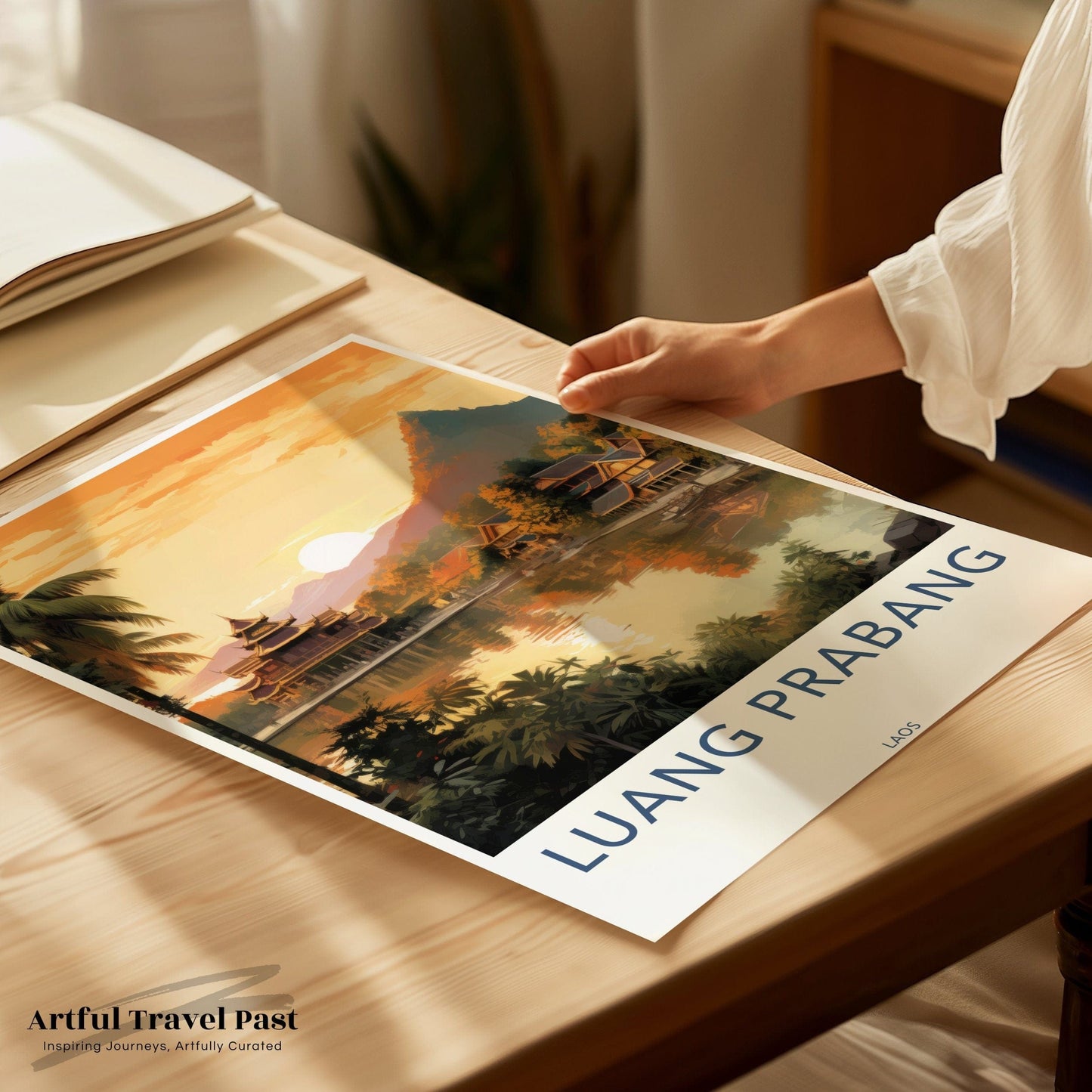 Luang Prabang Poster - Laos Wall Art