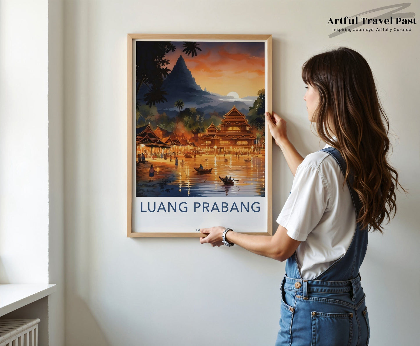 Luang Prabang Poster - Laos Wall Art