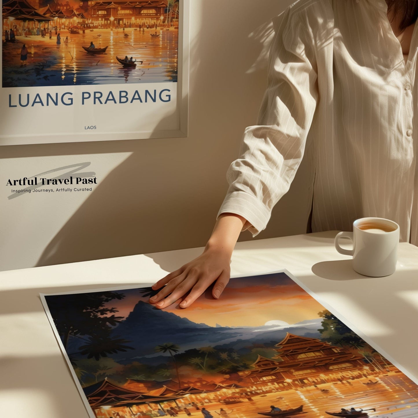 Luang Prabang Poster - Laos Wall Art