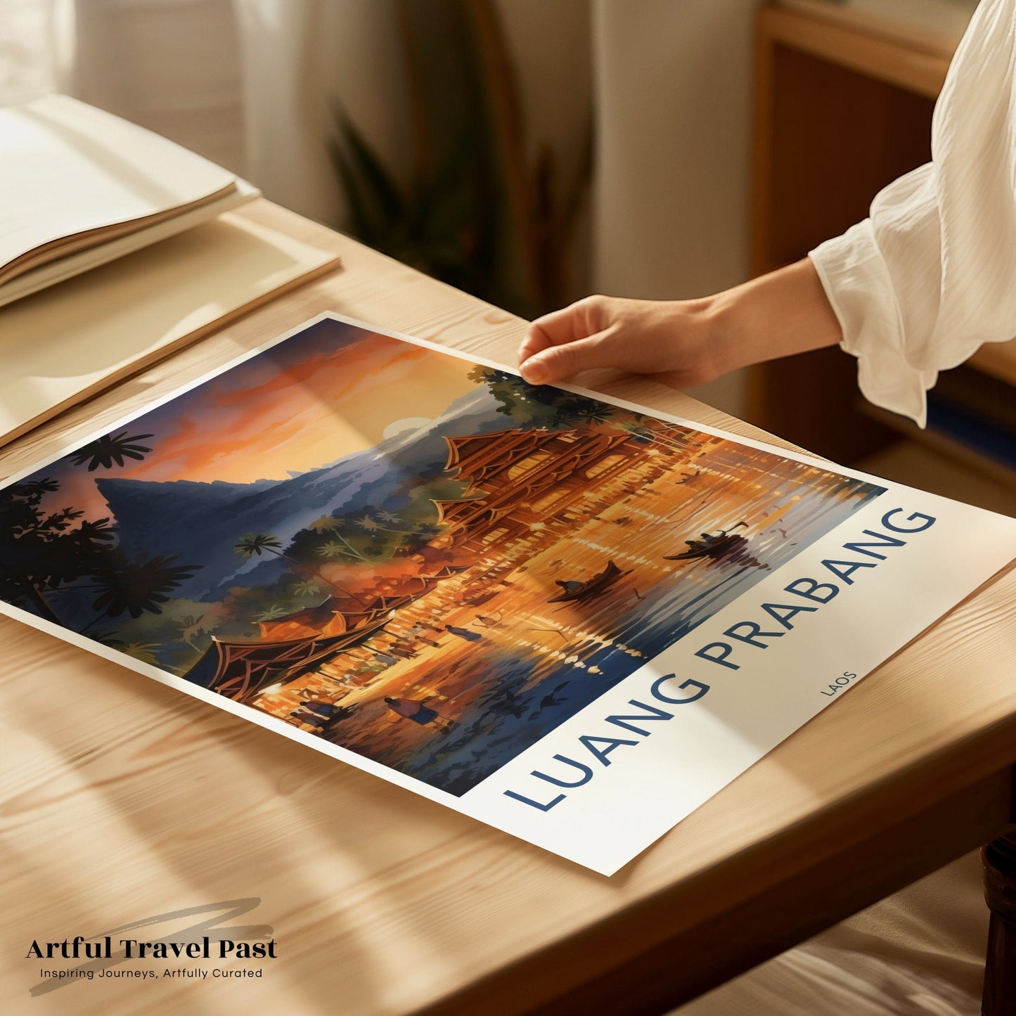 Luang Prabang Poster - Laos Wall Art