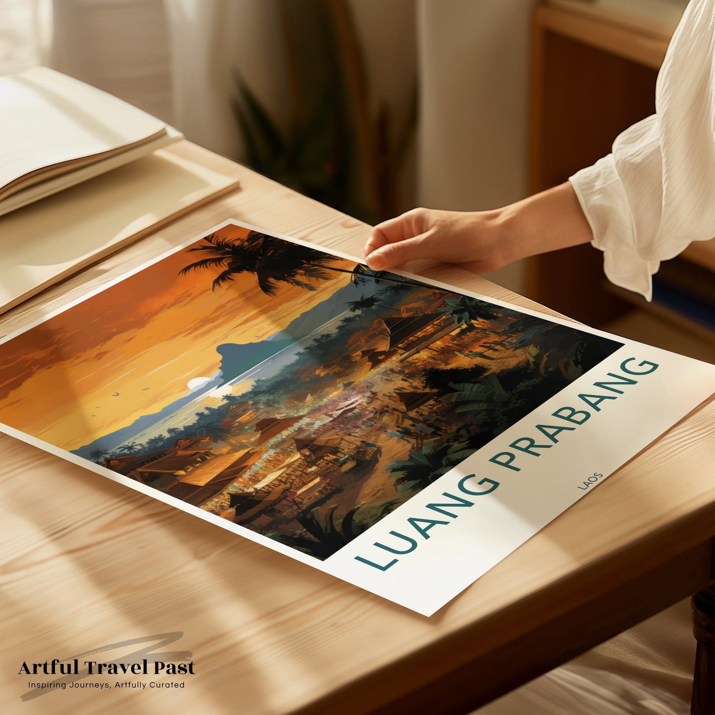 Luang Prabang Poster - Laos Wall Art