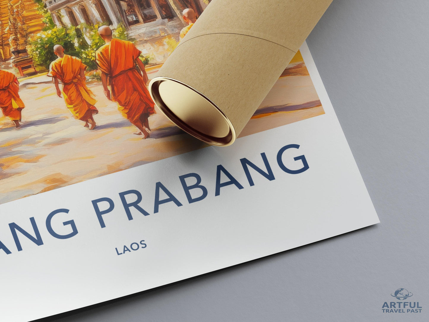 Luang Prabang Poster - Laos Wall Art