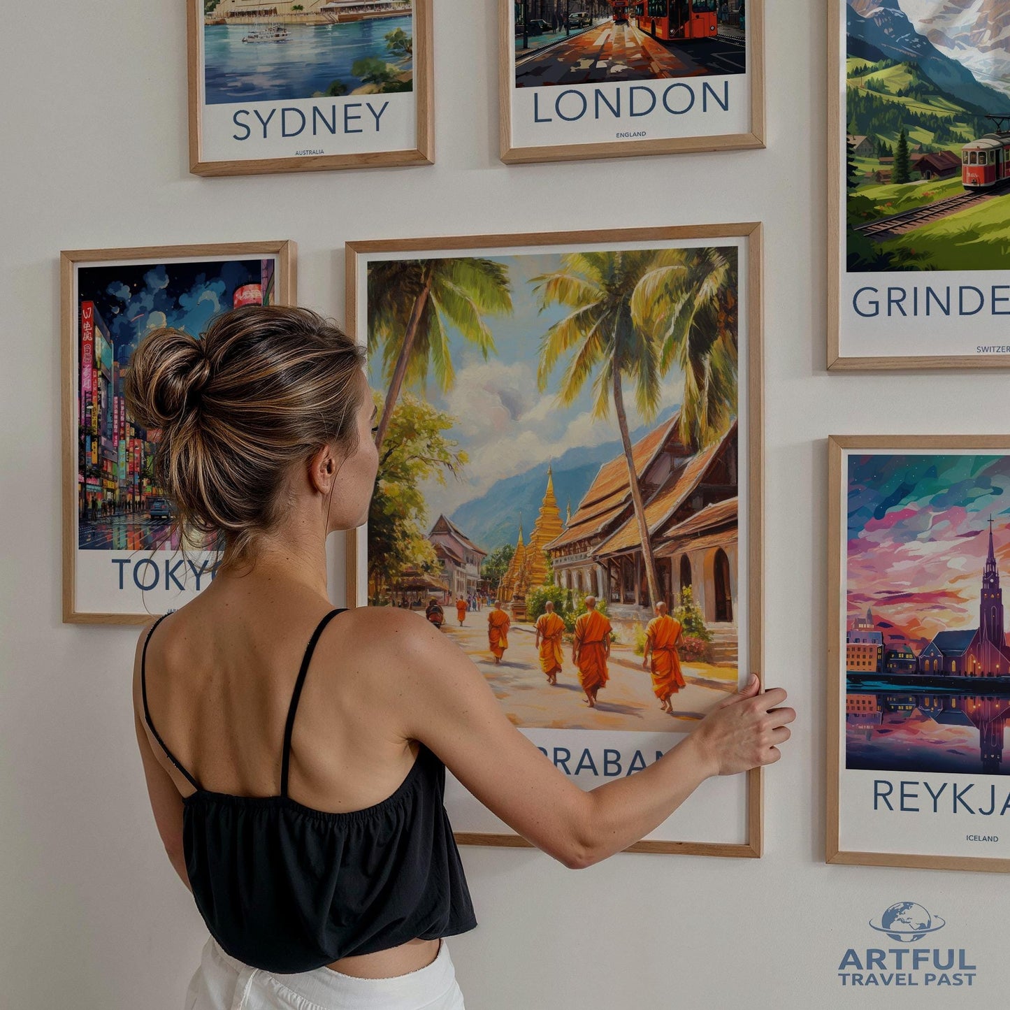 Luang Prabang Poster - Laos Wall Art