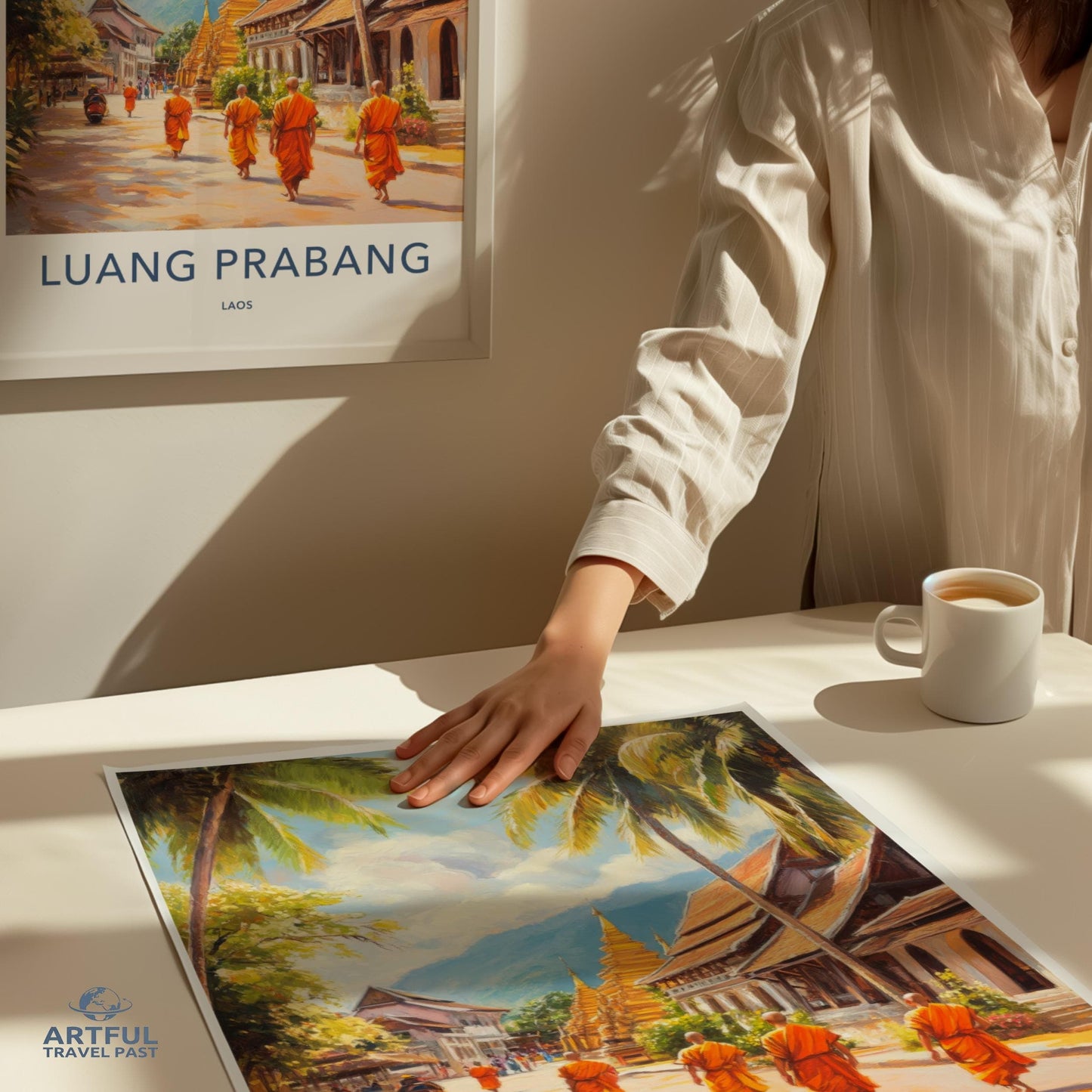 Luang Prabang Poster - Laos Wall Art