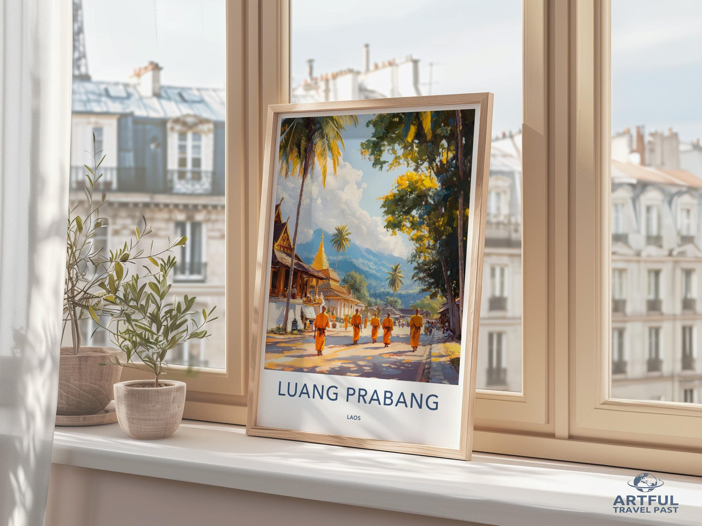 Luang Prabang Poster - Laos Wall Art